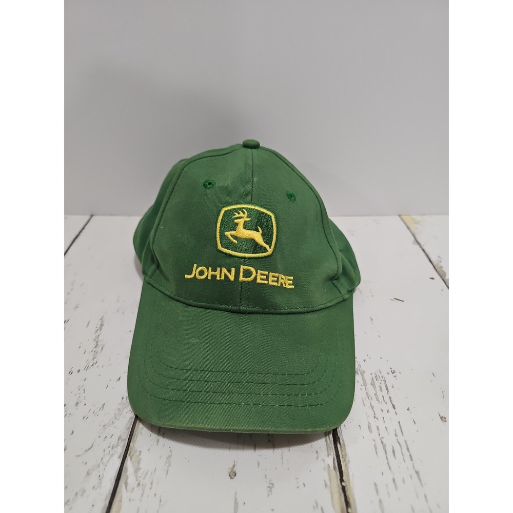 John Deere Owner's Edition Hat Cap Farm Tractor Buckle Strap Back Farmer Green